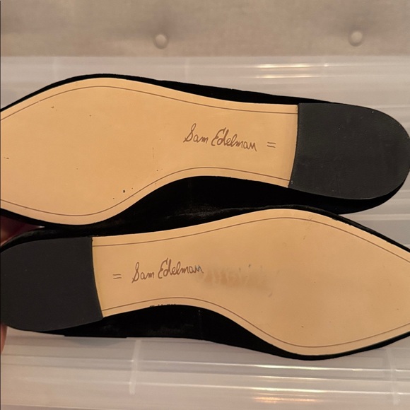 NWOT Sam Edelman lRexley Velvet Ballet Flat w/ Crystal Celestial Embellishments - Picture 10 of 14